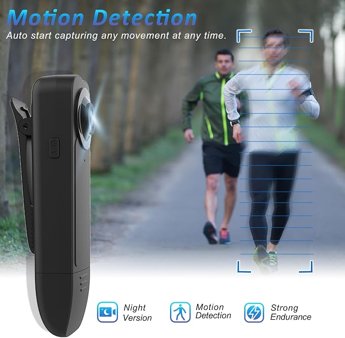 Mini Body Camera with Audio & Video Recording - Image 4