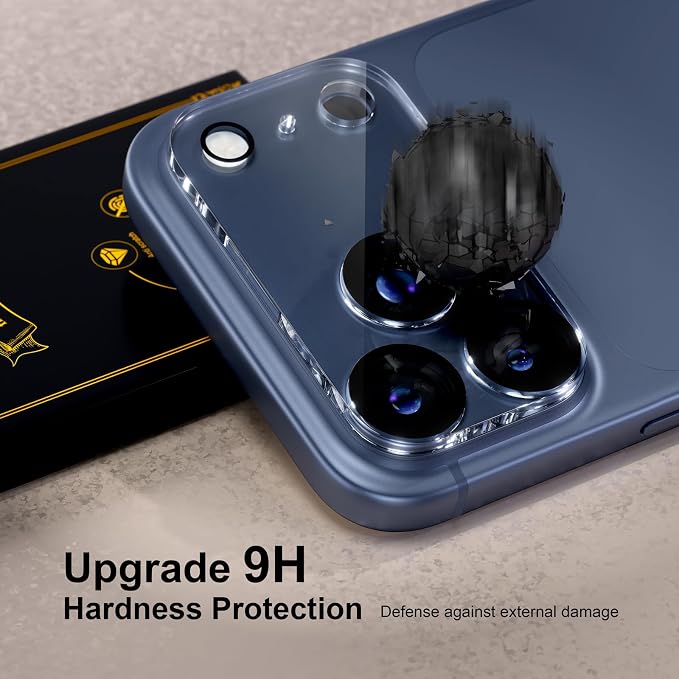 for 6 Pack iPhone 17 Pro Max Camera Lens Protector 9H Tempered Glass Camera - Image 3
