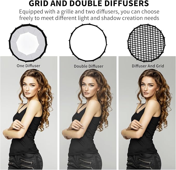 21in/55cm 60W Handheld LED Softbox Light - Image 3