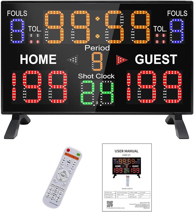 LUCKY TIME Basketball Scoreboard by LUCKYTIME