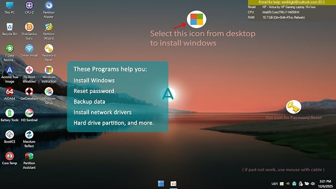 64GB - Bootable USB Drive 3.2 for Windows 11/10 / 8.1/7, Install/Recovery - Image 4