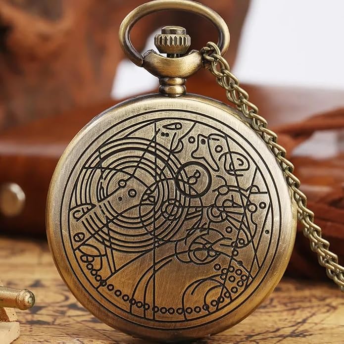 Men's Pocket Watch, Arabic Digital Dial Pocket Watches - Image 2