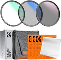 K&F CONCEPT 95mm UV/CPL/ND Lens Filter Kit-18 Multi-Layer Coatings, UV Filter + by KFCONCEPT