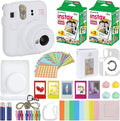 Fujifilm Instax Mini 12 Instant Camera Clay White + Carrying Case + Fuji Instax by FUJIFILM