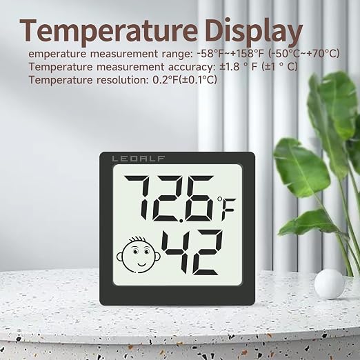 Mini Humidity Meter Hygrometer 6 Pack Room Thermometer Indoor Digital - Image 4