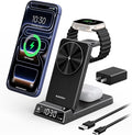 3 in 1 Charging Station for Apple, ELECDOV Magnetic Charger for iPhone by Elecdov