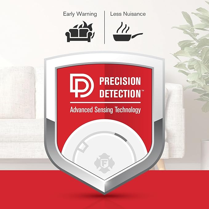 First Alert Smoke Alarm, 10-Year Sealed Battery Dual Sensor Detector - Image 4