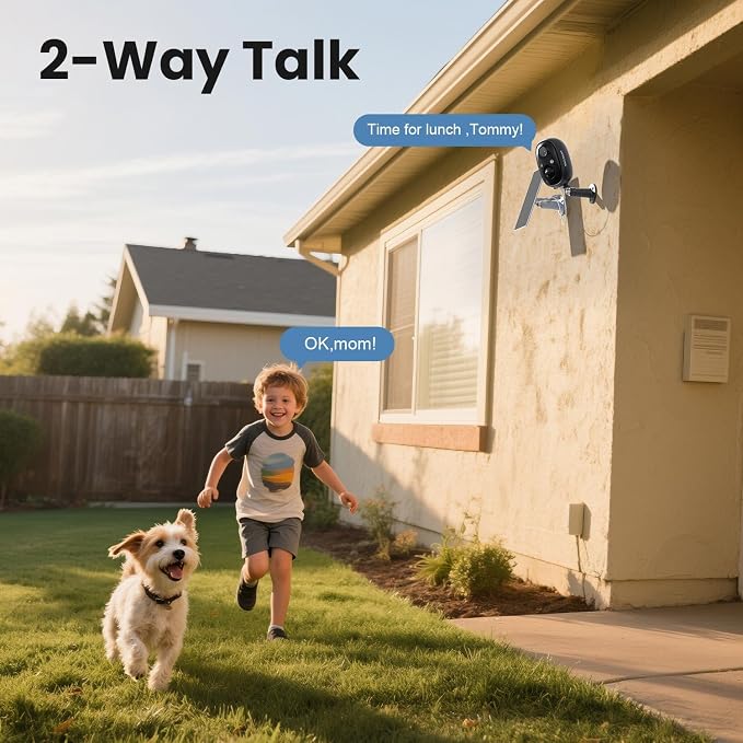 Security Cameras Wireless Outdoor, Free Cloud Storage, 2.4GHz WiFi Camera - Image 7