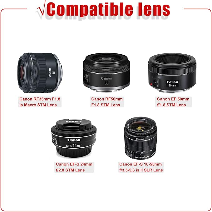 LTGEM Camera Case for Canon EOS Rebel T7 / R50 / R100 / R50 V / T6 / R8 / R10 / - Image 2