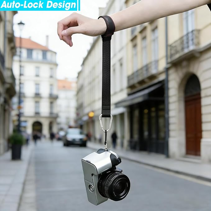 Camera Wrist Strap, Leather Camera Hand Strap - Image 6