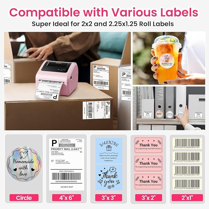 Bluetooth Shipping Label Printer - Image 8