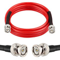 MOOKEERF BNC Male to Male Coaxial Cable 50 ohm Ultra Low Loss RG8X Coax Cable by MOOKEERF