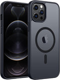 FNTCASE for iPhone 12 Pro Max Case: Translucent Matte Magnetic Phone Cover by FNTCASE