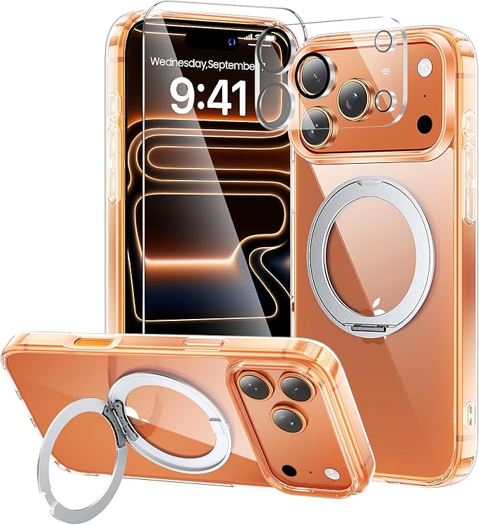 toushion 3 in 1 for iPhone 17 Pro Max Case Stand |Build in Kickstand, Screen by Unknown