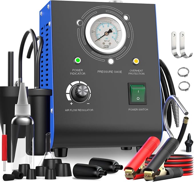 Automotive Smoke Machine Leak Detector, 19PSI Upgraded Dual Mode by Aoteda