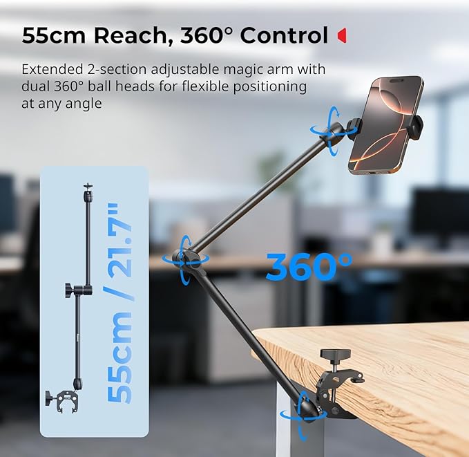 SMALLRIG Desktop Magic Arm Support - Image 3