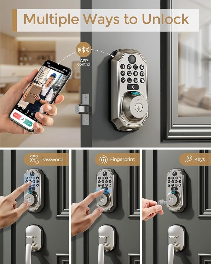 ARPHA WiFi Smart Lock with Camera - Image 5