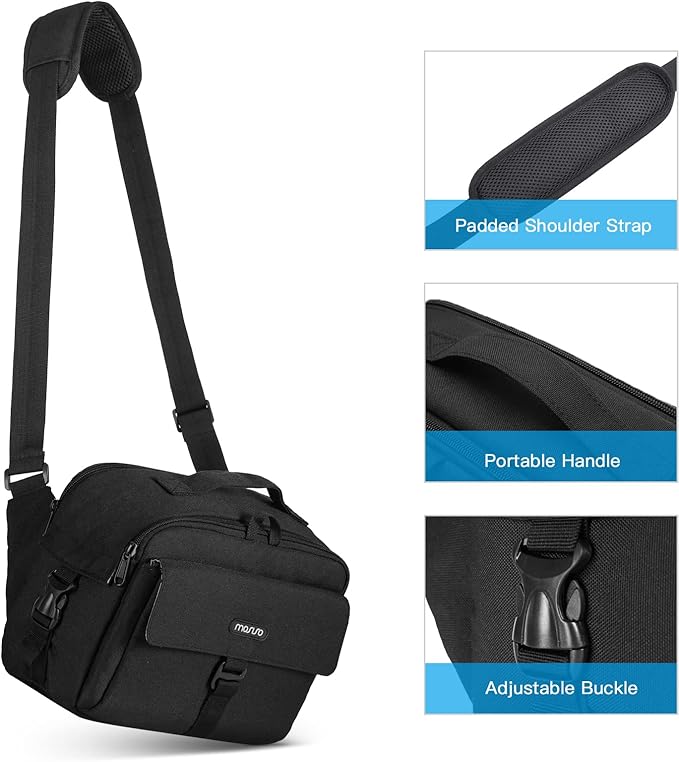 MOSISO Camera Shoulder Bag Case Crossbody Sling Purse, DSLR/SLR/Mirrorless - Image 7