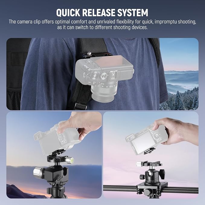 NEEWER Backpack Camera Clip Mount - Image 6