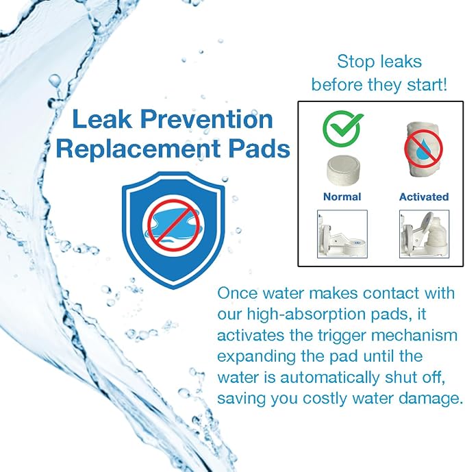 20mm 25-Pack Leak Stop Valve Replacement Pads, US Company! Support American - Image 2
