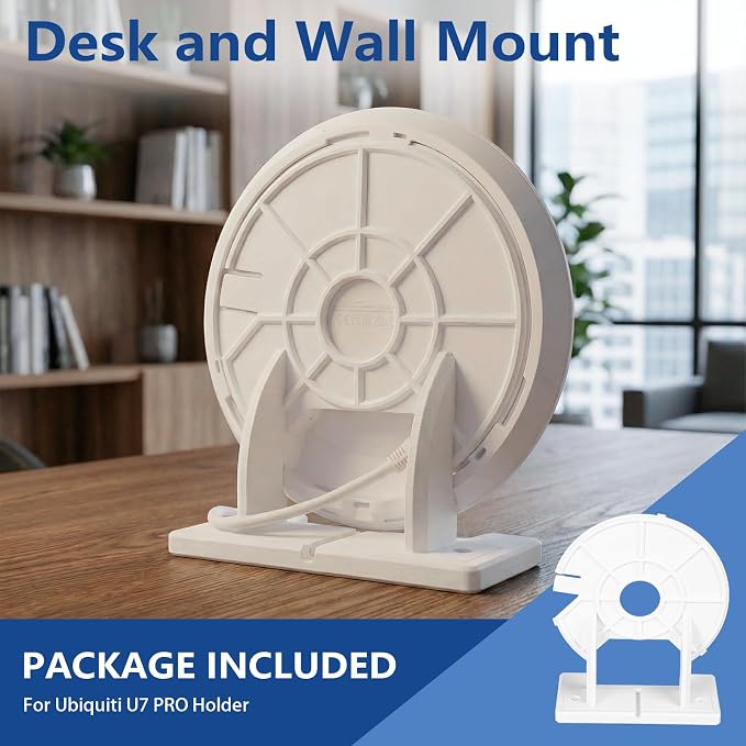 Access Point Holder with Cable Management Channel Compatible with Ubiquiti U7 - Image 6