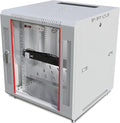 12U Wall Mount Server Rack Cabinet – 19" Network Rack Enclosure, PDU & Shelf by SYSRACKS