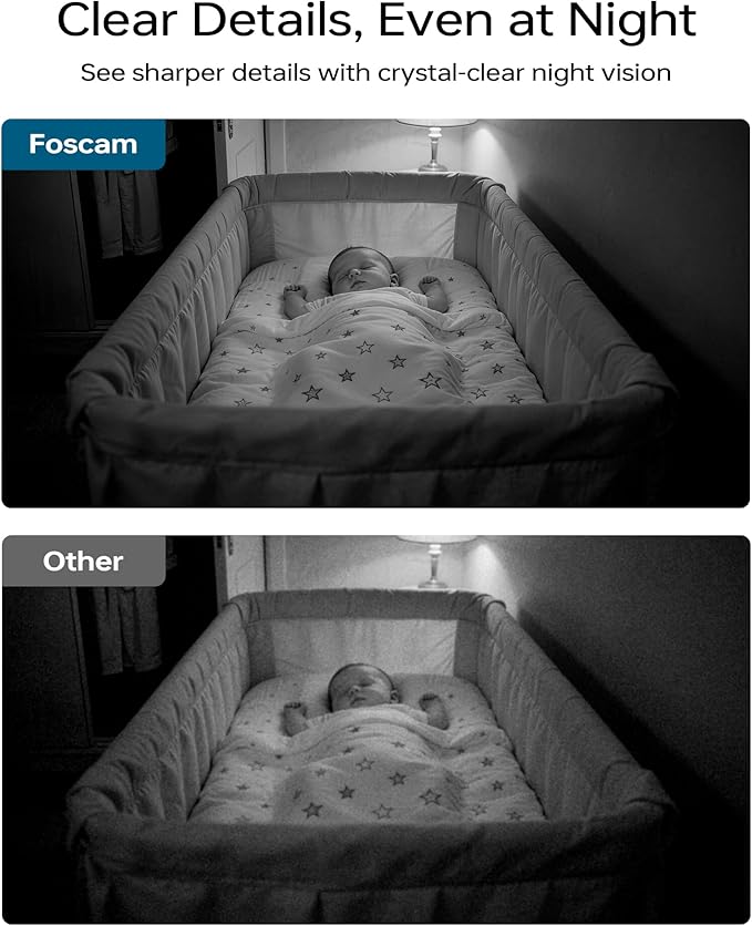 FOSCAM 3K Security Camera Indoor, 360° PTZ Baby & Pet Monitoring - Image 3