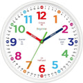 Roymnie Wall Clock 10 Inch for Kids Learning Kids Teaching Clock Analog Silent by Unknown