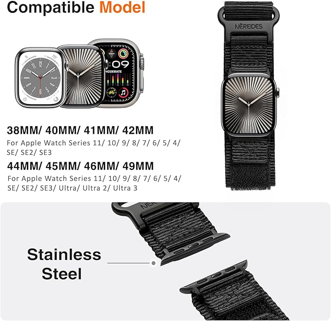 Nereides Compatible with Apple Watch Series 11 Band Series - Image 4