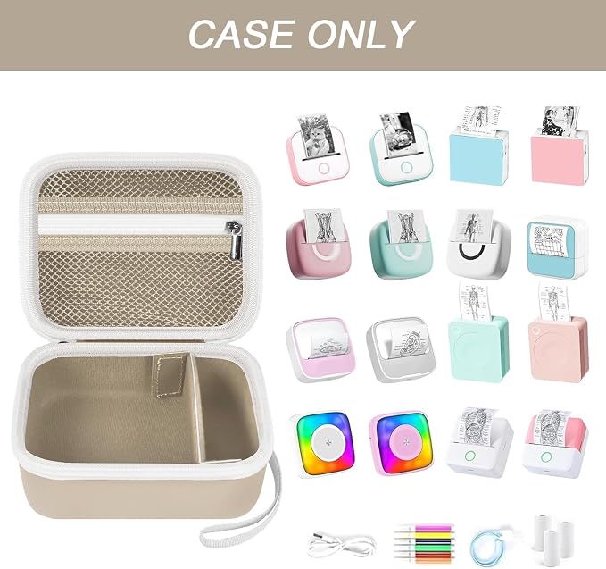 ANKHOH Label Maker Case for Memoking T02/ for Phomemo M02/ M02S/ M02 Pro/ Q30S/ - Image 2
