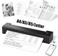 Portable Printer Wireless for Travel, D80 Thermal Printer, Inkless Printers by Unknown