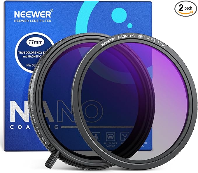 Neewer True Colors 77mm Variable ND2-32 & CPL by Neewer