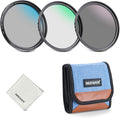 NEEWER 49mm UV CPL ND Lens Filter Kit, UV Protection + Circular Polarizing + by Neewer