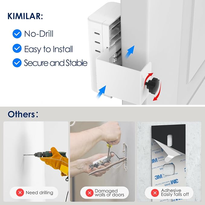 KIMILAR 2024 Upgrade Anti-Theft Video Doorbell Mount, Not Block Doorbell Motion - Image 3
