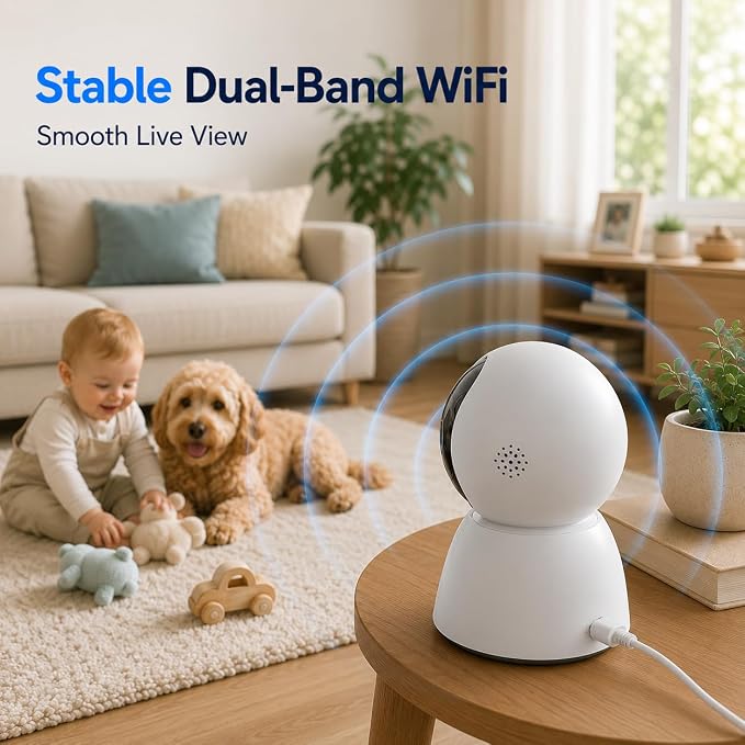 Baby Monitor with Camera and Audio, 3MP Baby Camera - Image 6