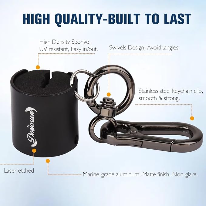 Dovesun Creek Rod Clips Wearable Fishing Rod Holder Clip Fly Fishing Pole - Image 6