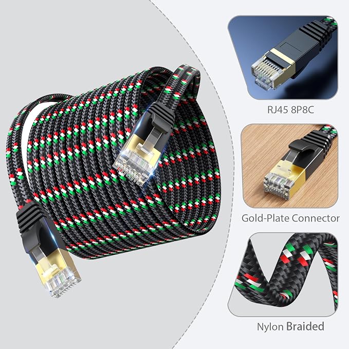 SNANSHI Cat 7 Ethernet Cable 100 ft - Image 5