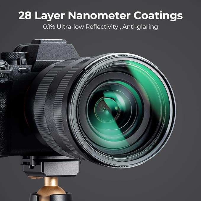 K&F CONCEPT 82mm Ultra-Low Reflectivity MCUV Lens Protection Filter 28 - Image 5