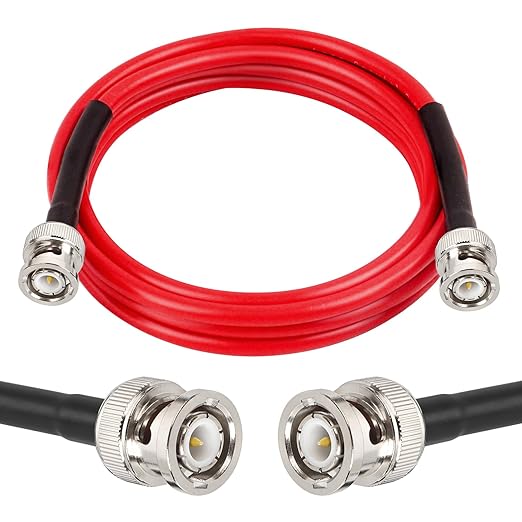 MOOKEERF 6FT RG58 50 ohm BNC Male to Male Coax Cable by MOOKEERF