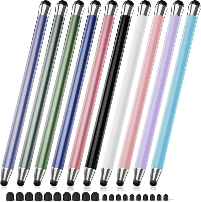 Stylus Pen for Touchscreen 10Pcs, 2-in-1 High Sensitivity & Precision Stylists by maylofi