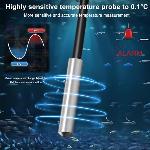 2 pcs Refrigerator Thermometer Freezer Alarm Digital Freezer Thermometer Fridge - Image 5