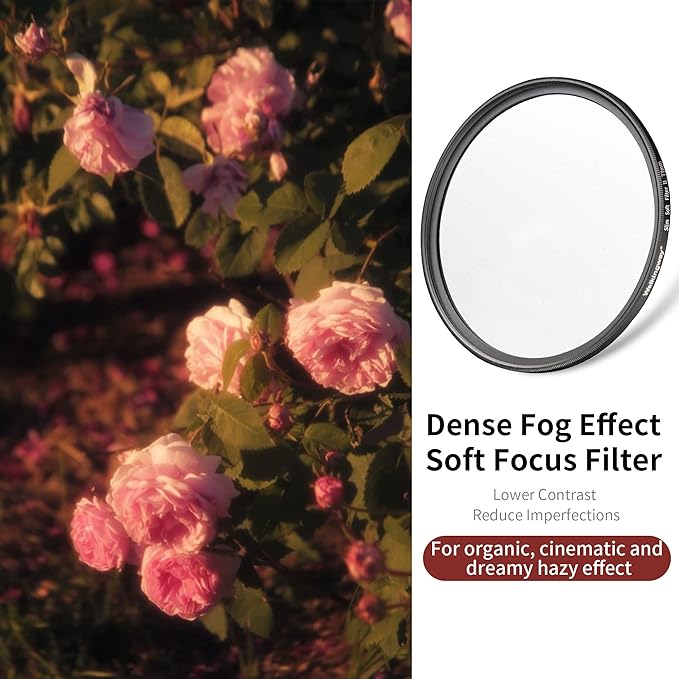 Walking Way 86MM White Pro Mist Diffusion Lens Filter, Dreamy Fog & Soft Glow - Image 2