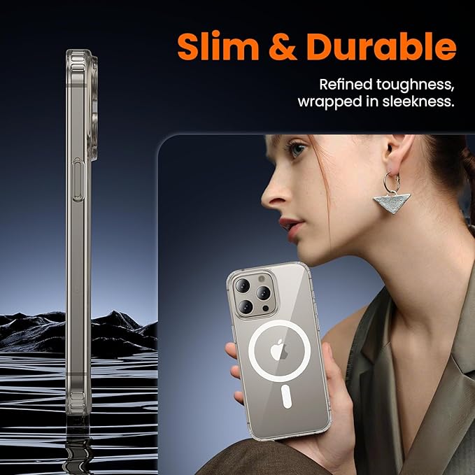 toushion 3 in 1 for iPhone 15 Pro Max Case Clear - Image 6