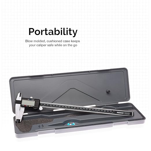 NEIKO 01409A 12” Electronic Digital Caliper | Extra Large Display | 0-12 Inches - Image 6
