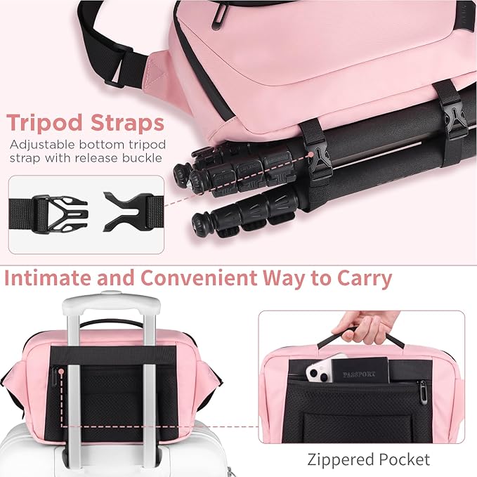 TAAOKA Camera Sling Bag, Waterproof Camera Case - Image 5
