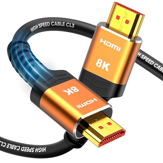 Highwings HDMI Cables 15FT Long, 8K Ultra High Speed HDMI 2.1 Cable 8K@60 by Highwings