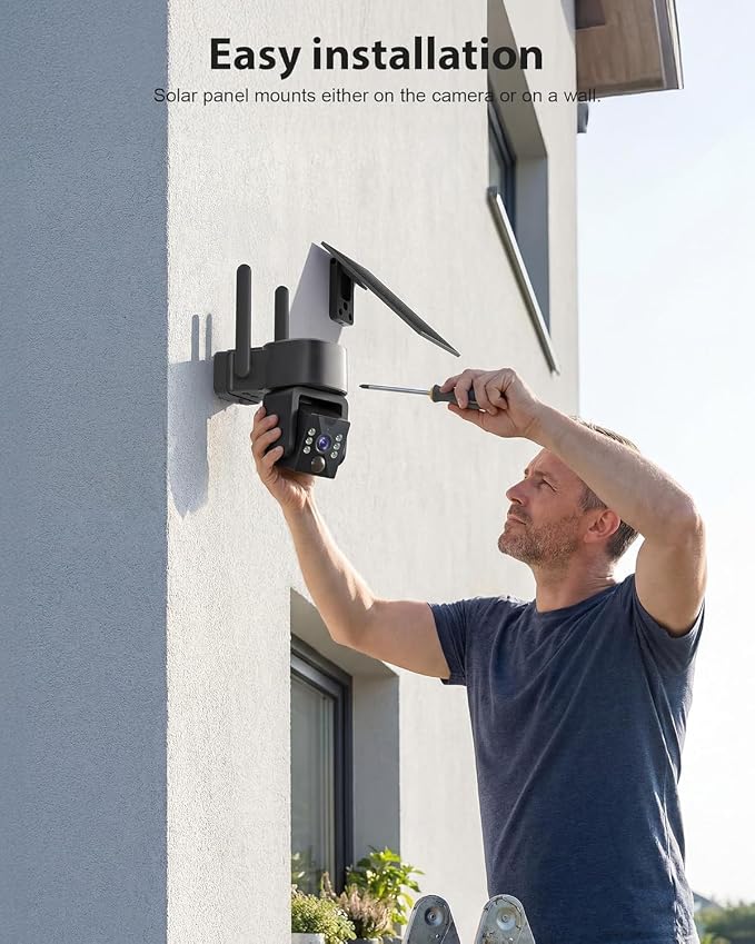 5G & 2.4G Wi-Fi Outdoor Camera Wireless, Solar Security Cameras Wireless Outdoor - Image 8