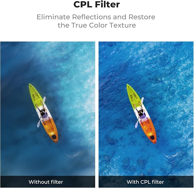 K&F CONCEPT Snap On CPL VND Effect Filter Kit Compatible - Image 5