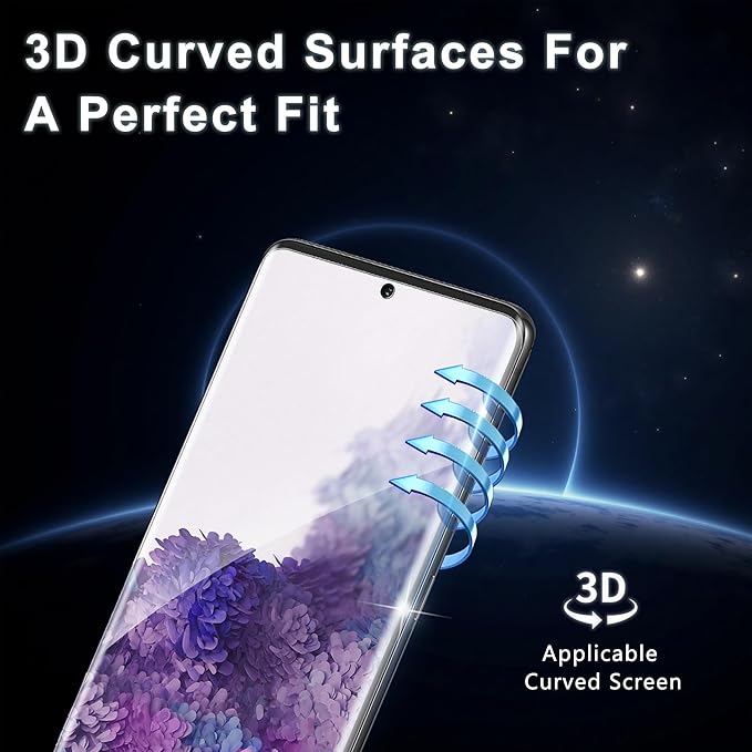 2+2 Pack for Samsung Galaxy S20 Screen Protector and Camera Protectors - Image 4