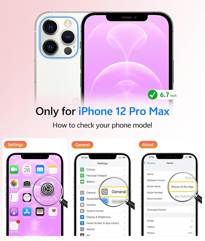 FNTCASE for iPhone 12 Pro Max Case: Translucent Matte Magnetic Phone Cover - Image 2